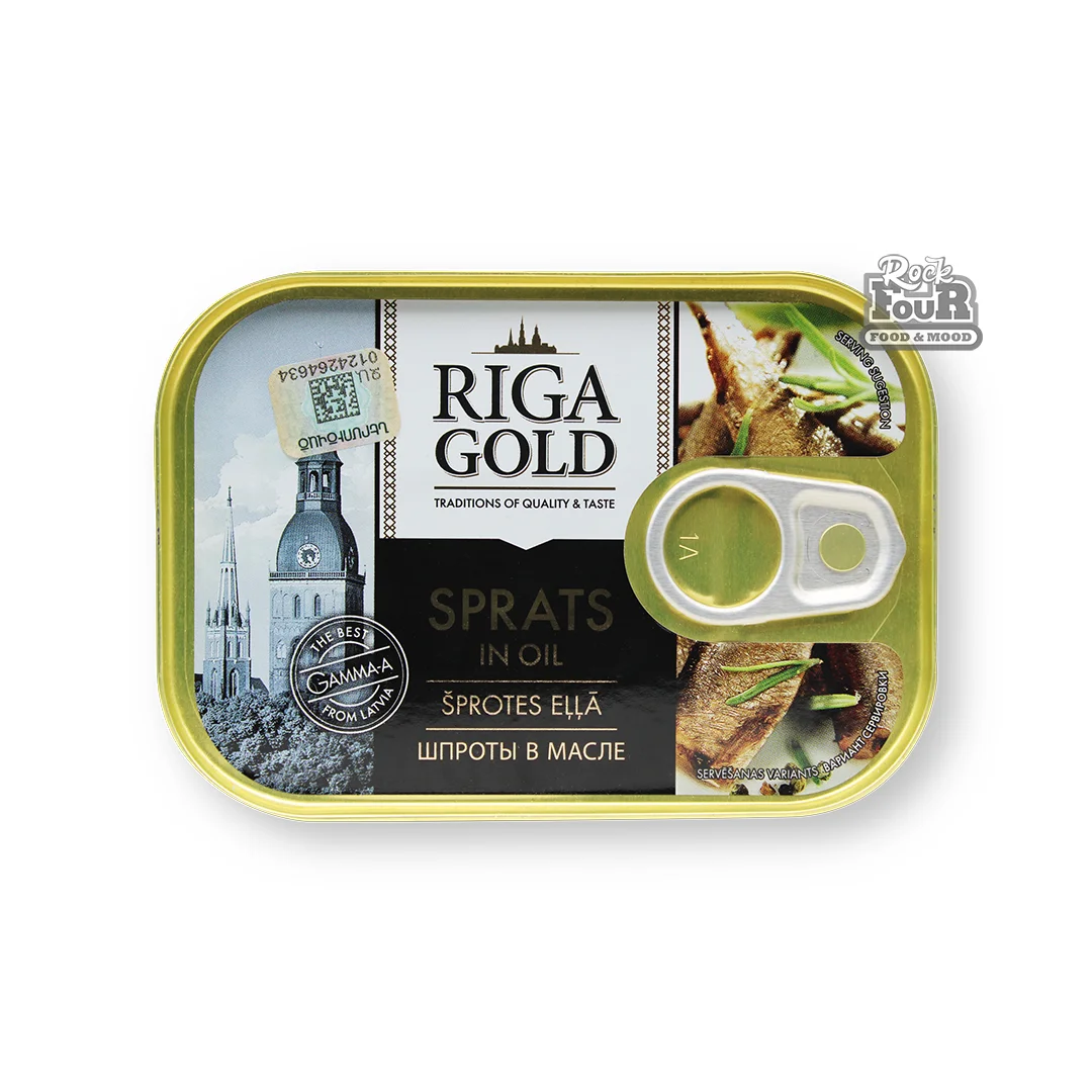 Sprats in oil "Riga Gold" 100g
